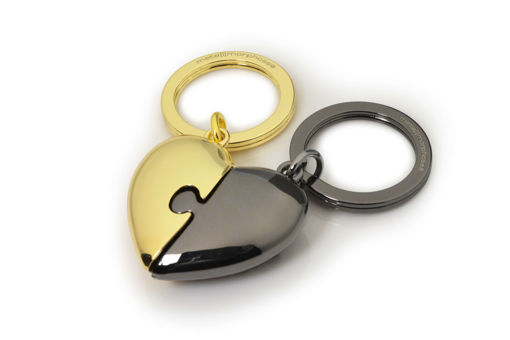 Picture of MTM PUZZLE HEART KEYRING